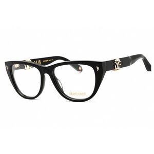 Roberto Cavalli VRC045 Eyeglasses Black Plastic Cat-Eye
